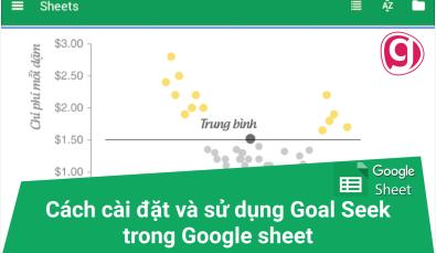 Cách cài đặt và sử dụng Goal Seek trong Google sheet